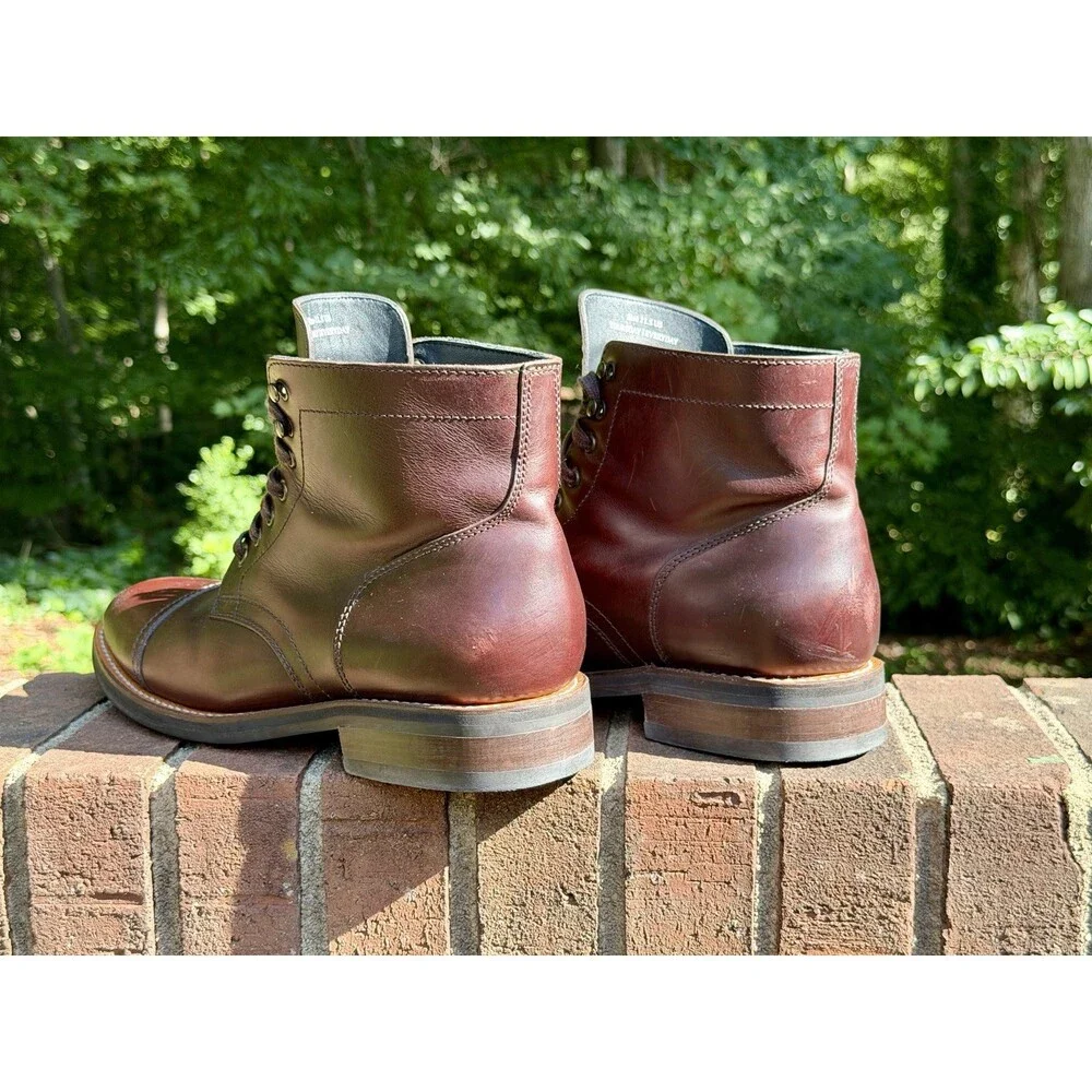Thursday Boot Men's Captain Boots Classic Brown Size 11.5 Worn Twice!!